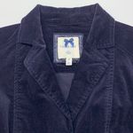 I Love H81 Women’s Navy Blue Velvet Blazer Photo 2