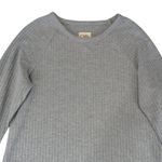 Chaser Thermal Waffle Knit Long Sleeve Shirt Crewneck Top Women's XL Round Hem Photo 2