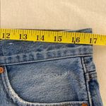 Madewell  Blue Distressed Jean Shorts Cuffed Photo 11