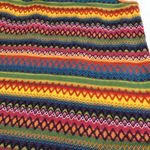 SHEIN Curve Tribal Zigzag Stripe Knit Tank Top Orange Blue Pink Yellow XL Size XXL Photo 1
