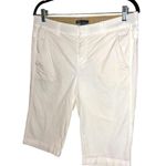 Vince  Italian Stretch-Cotton Chino Short - Off White Size 8 Photo 3