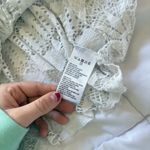 Urban Outfitters Ecote  Womens Small White Tank Top Cami Crochet Lace Boho Hippie Photo 5