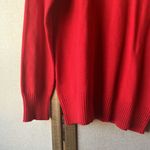White Stag FINAL MARKDOWN  Red Knit Sweater Cotton Blend large Photo 3