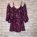 BeachLunchLounge  Purple and Pink‎ Floral Top Photo 4