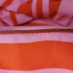 Kate Spade Womens Bow Bag Red Pink Striped Ribbon Nylon Tote Handbag Purse Photo 14