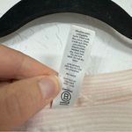 Athleta Light Pink Striped Long Sleeve Blouse Womens 3X Comfort Athletic Top Photo 3