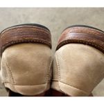 ADELANTE Shoe Co. Women’s Sz 8.5 Brown Penny Loafer Cream Slip On Leather Shoes Photo 7