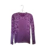Lululemon Swiftly Tech Long Sleeve Purple Top Shirt Size 4 Yoga Athletic Photo 5