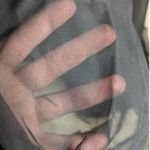 Vtg 1960s Black Layered Chiffon Silver Metallic Trim Empire Waist Maxi Dress 8 Photo 4