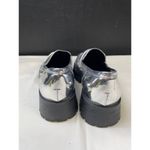 Nine West  Women's Silver Chunky Heel Shoes/Loafers Size 7.5 SKU 5986 Photo 4
