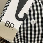 BP  GINGHAM BOW CAP IN BLACK- WHITE NWT NORDSTROM One Size Photo 2