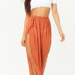 Forever 21 Orange Swimsuit Cover Up Pants Photo 0