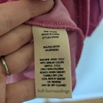 Soft Surroundings  Velvet Boyfriend Tunic Shirt Berry Pink Small Photo 4