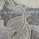 Alfred Dunner vintage cream pearl and lace sweater by Photo 3