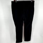 Eileen Fisher  Stretch Crepe Slim Ankle Pants High Rise Casual Slit Black Medium Photo 5