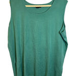 Ming Wang Ming‎ Wang Tank Top Women's Size 2x Knit Green Photo 0