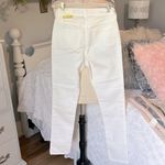 Old Navy  White Denim Jeans Curvy Profile Straight Mid Rise Photo 8