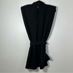 Amanda Uprichard Revolve Edrina Large Shoulder Mini Dress Black Size M Photo 5