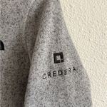 The North Face Gray Sweater Jacket Size Small Full Zip Photo 2