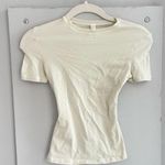 SKIMS Marble Cotton Jersey Fitted Crew Neck T-Shirt NWT Photo 0