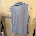 Calvin Klein Blue Sleeveless Blouse Photo 2