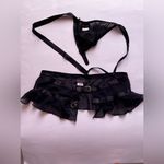 Dreamgirl Valentine's Day  Size XL Lingerie  Queen Black/ Red Babydoll 3 Piece Photo 6