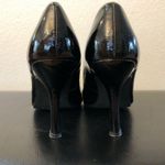 BP . Leather lacquered black women's stiletto heels Photo 5