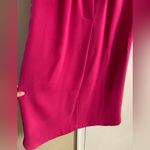 Vince  shift tunic mini dress fuschia sleeveless with pockets Medium Photo 5