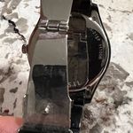 Fossil  Black Womens Watch, Crystal Case, Black Acetate Band ES-2157 111108 Photo 2