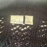 kim rogers EUC  Black Sweater Vest w/ Handkerchief Hem, Sleeveless! Photo 6