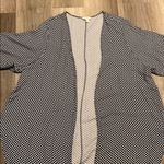 Terra & Sky  Polka Dot Open Front Kimono plus size 1X  16W-18W Photo 1