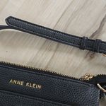 Anne Klein Black Pebbled Leather Crossbody Bag – Chic Everyday Classic y2k Photo 7