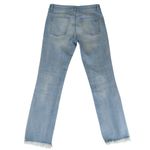 DL1961 Mara Instasculpt Straight Ankle Jeans Light Wash Step Crop Fray Womens 26 Photo 1