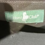 Hunt Club  Black Leather Bag Clutch Gold Hardware Photo 3