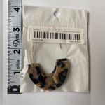 Acetate Board Design Hoop Earrings Minimalist Leisure Style Resin Jewelry Trendy Photo 2