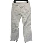 We The Free Free People Maggie Mid Rise Straight Leg Jeans Optic White  Size 25 EUC #7831 Photo 2