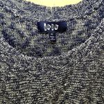 Beachy Loose Weave Knitted Tank Top Blue Marl XL Photo 2