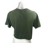 Brandy Melville John Galt Rough Rider Green Short Sleeve Crop Tee T-shirt Top S Photo 1