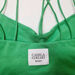Camila Coelho  Emilia Ruched Tank in Grass Green Photo 7