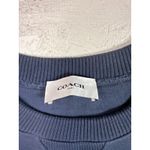 Coach 1941 Women's Navy Blue Sequin Dog Graphic Crewneck Sweatshirt Size Medium Photo 2