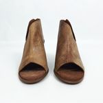 Diba True Honey Suckle Block-Heel Leather Sandals in Tan | Size 7 Photo 3
