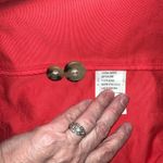 Eddie Bauer Super Cute Double-Breasted Coral Canvas Jacket! Photo 5