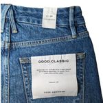 Good American  Good Classic‎ Raw Hem Jeans 2/26 NWT Photo 5