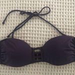 Victoria's Secret Victoria’s Secret Purple Triangle Bikini Top 36C Strappy Halter Summer Photo 0