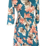 Anthropologie Womens  Egy California Floral 3/4 Sleeve Statement Dress - Sz M Photo 0