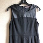 Juicy Couture  black vegan‎ Leather Sleeveless “lbd” Dress Size Medium Photo 2
