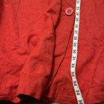 Desigual Long Trench Coat L Red Cotton Tapestry Baroque Fairy Artsy Renaissance Photo 8