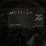 ASOS DESIGN high neck double ruched midi dress in black Photo 8