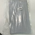 Ann Taylor  Striped Pencil Skirt Navy White Size 14 Career Office Business Casual Photo 11