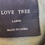 Love Tree olive green Utility zip jacket L Photo 6